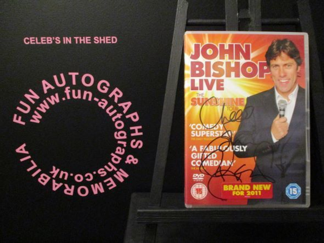 John Bishop Live - 'The Sunshine Tour' Authentic Autographed Dvd Cover