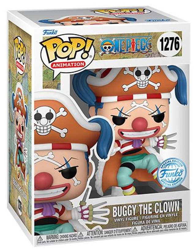 Funko - ONE PIECE - POP Funko 1276 - Buggy The Clown (S.E.)