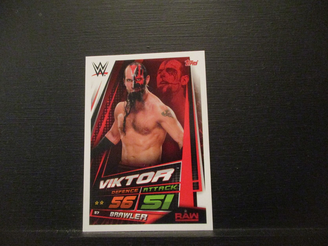 Viktor - Raw Slam Attax Universe Original Trading Card #57