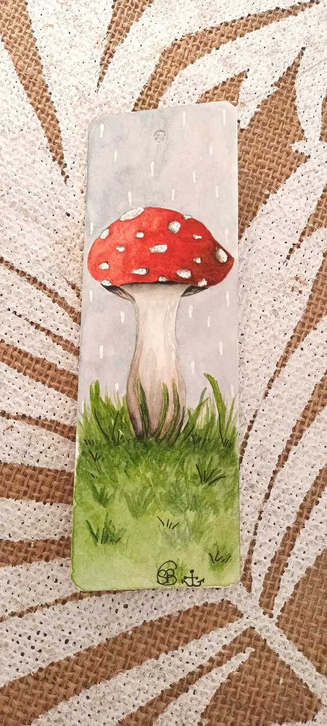 Marque pages "champignon rouge"