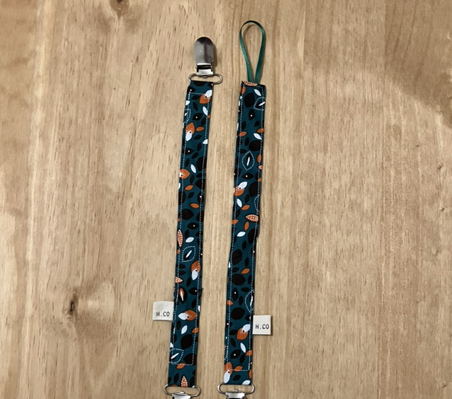 Lot d’attache sucette et attache doudou nature  