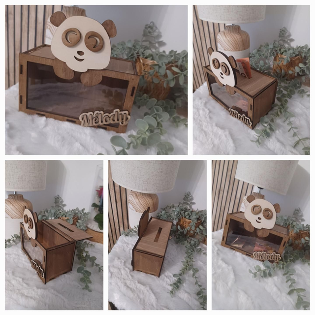 Tirelire Panda personnalisé 