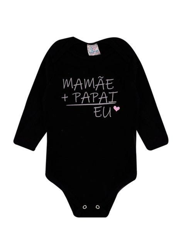 Body Manga Longa Papai + Mamãe = Eu