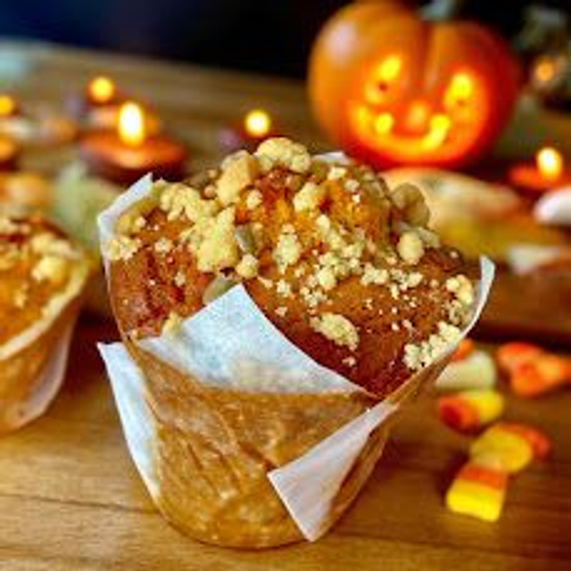 Exclu Halloween MUFFIN CITROUILLE XXL