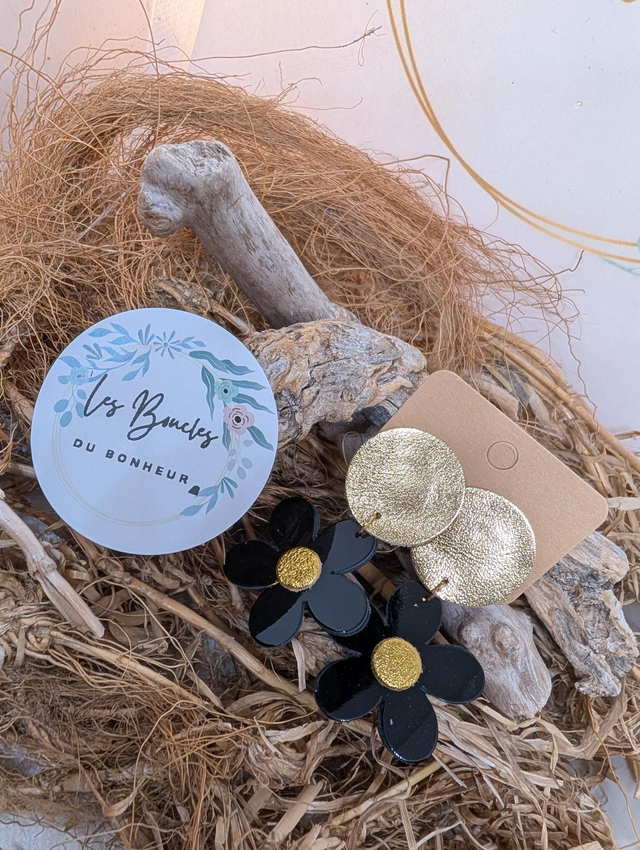 Boucles d&#039;oreilles Clips Baby Marguerite 