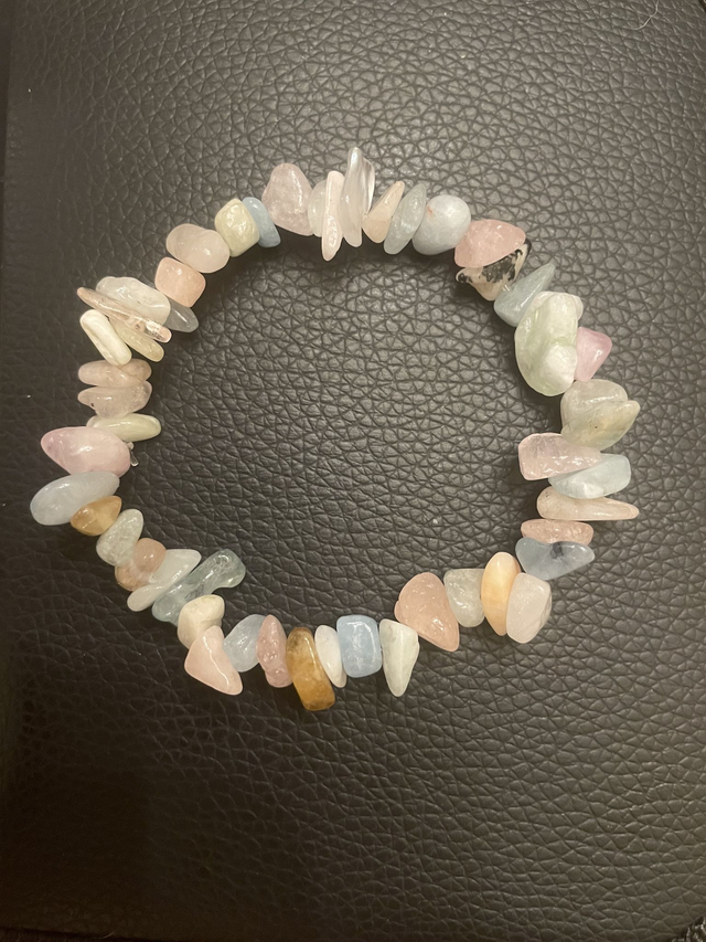 Bracelet Morganite chips