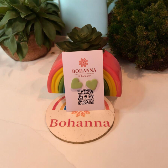 Heart studs collection 