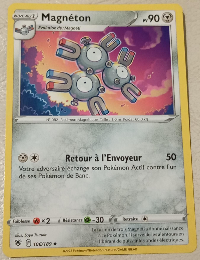 Carte pokémon Magnéton 