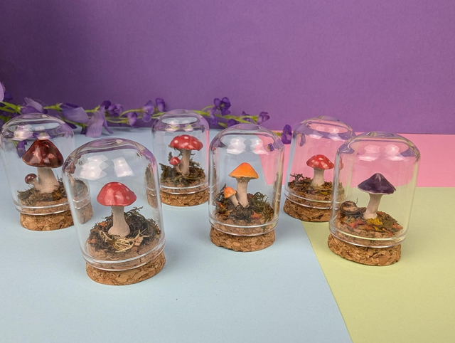 Mushroom Bell Jar 