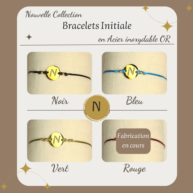 Bracelet initiale N
