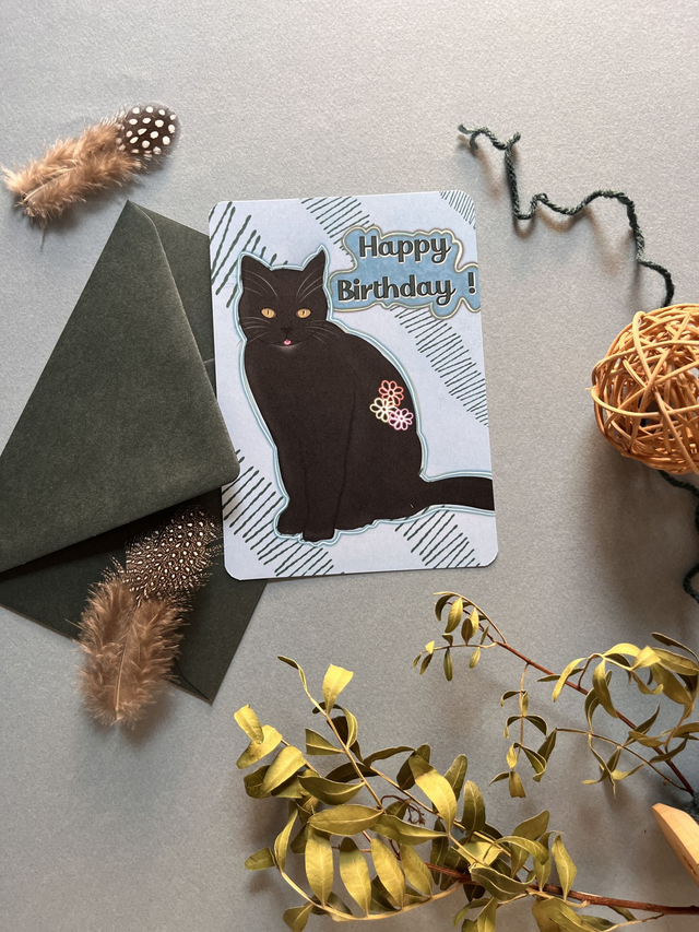 Carte de vœux &quot;Happy Birthday&quot;