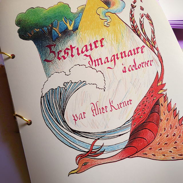 Bestiaire Imaginaire - carnet de coloriage