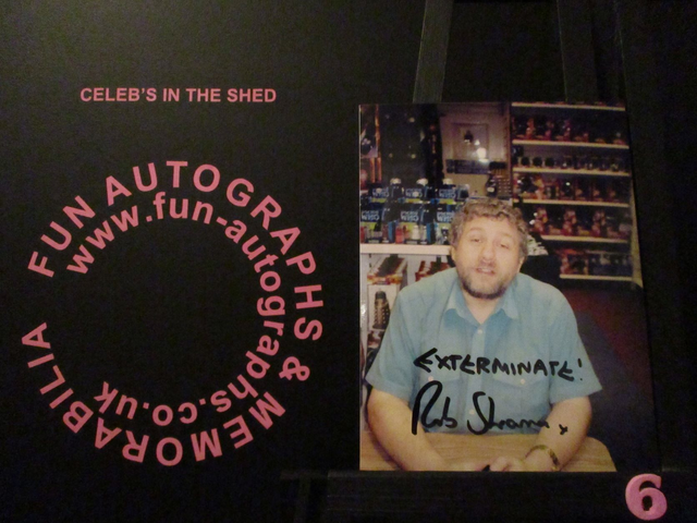 Robert Shearman Authentic Autographed 6x4.5 Our Facing Photograph (6)