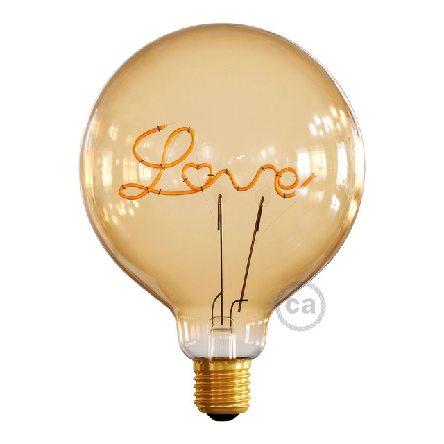 LED-Glühbirne Vintage "Love"