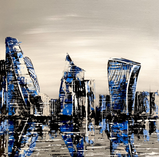 ‘Curve of the City’ Original Painting