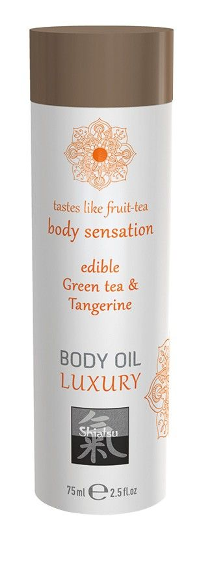 SHIATSU Edible body oil Green tea & Tangerine 75ml
