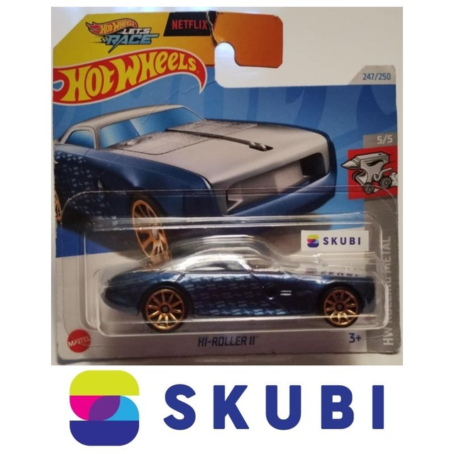 Hi-Roller II - HW Rolling Metal 5/5 - Hot Wheels 247/250 - Netflix Let´s Race