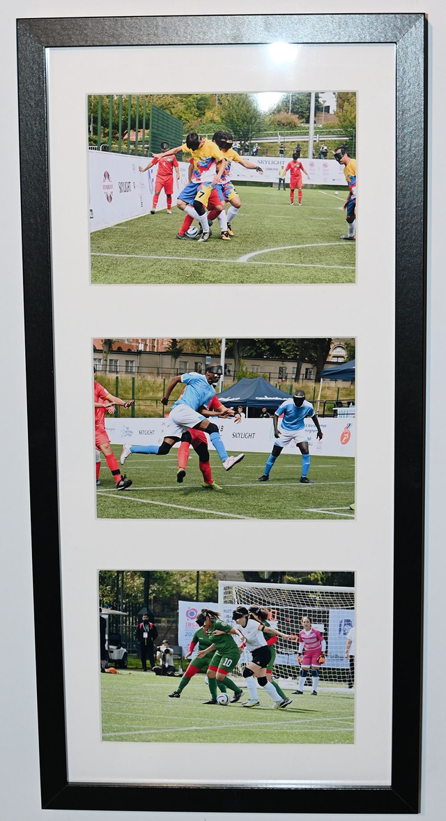 Blind Football 3 up from the Internationa Blind Games in Birmingham