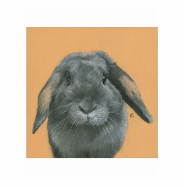 Print (medium) 'ROOS' (Konijnenparadijs) 