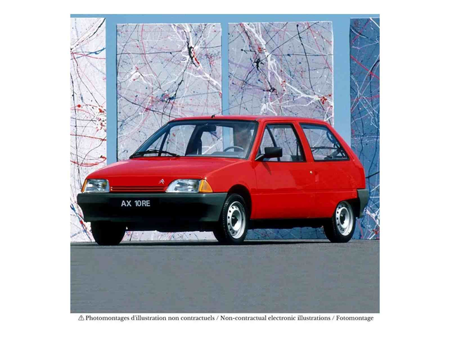 Citroën AX 10 RE 1986 Rouge Norev 181841 1/18
