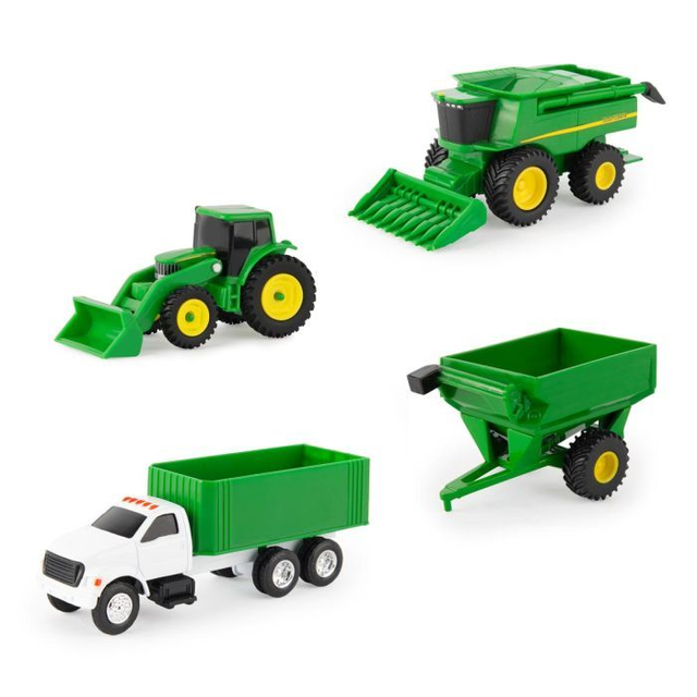 Moissonneuse camion avec tracteur et accessoire – Set de 4 pièces JOHN DEERE 47213