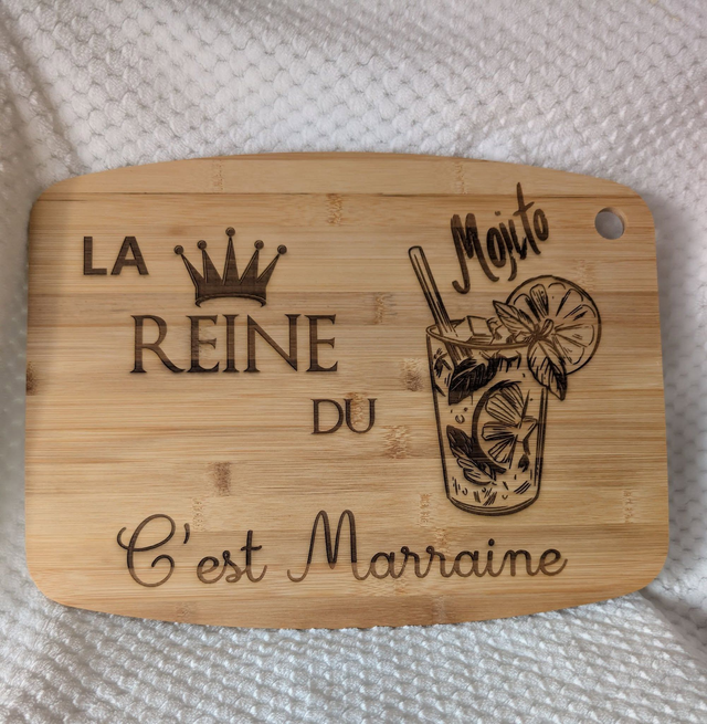 planche à découper marraine