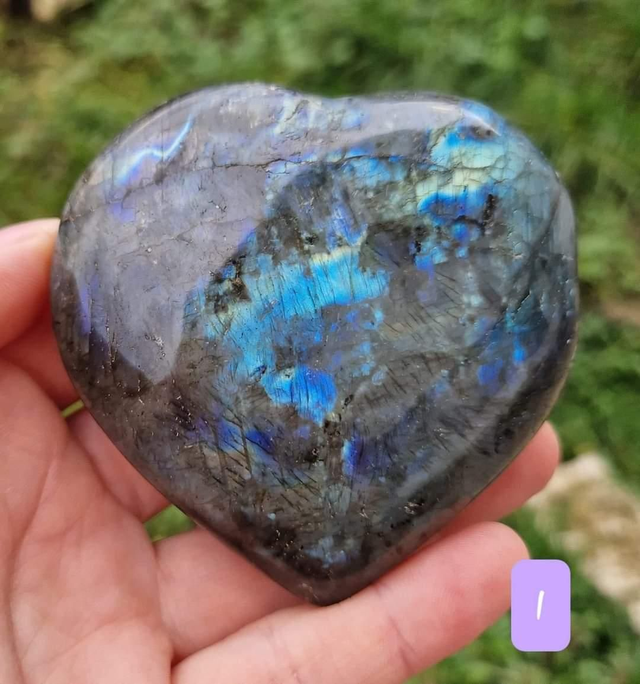 Cœur labradorite 273g