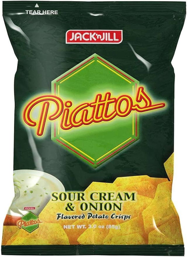 Jack'n Jill Piattos Sour Cream & Onion 85g