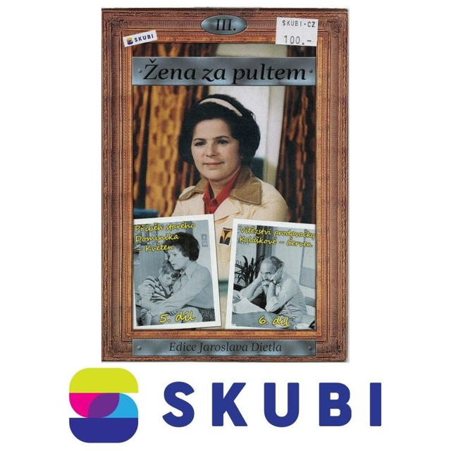 DVD Žena za pultem III. - 5. díl Příběh starého Dominika + 6. díl Vítězství prodavačky Kaláškové - česky