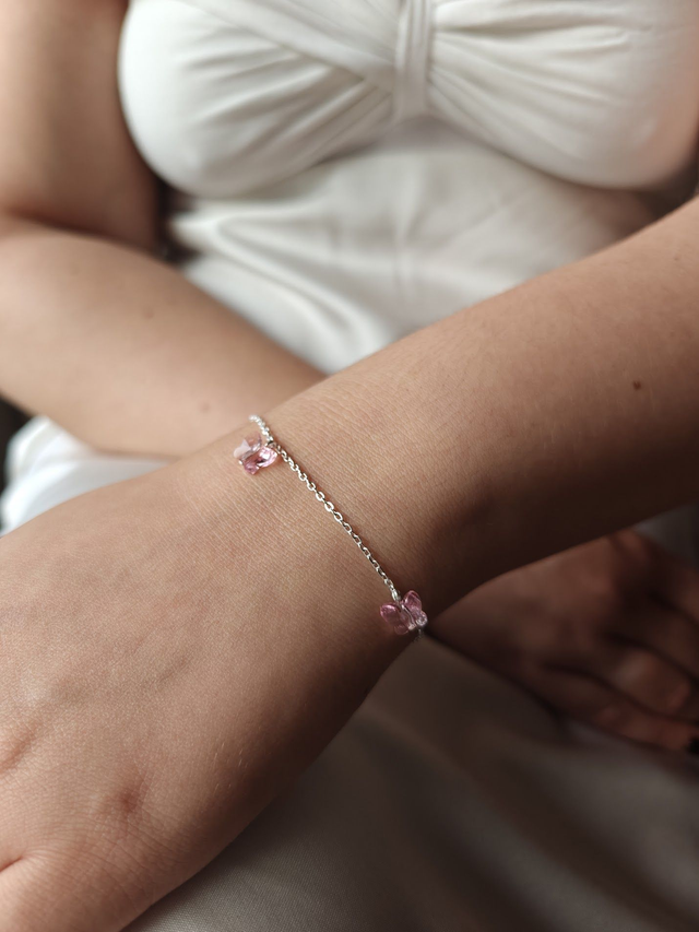 Bracelet Papillons Cristal