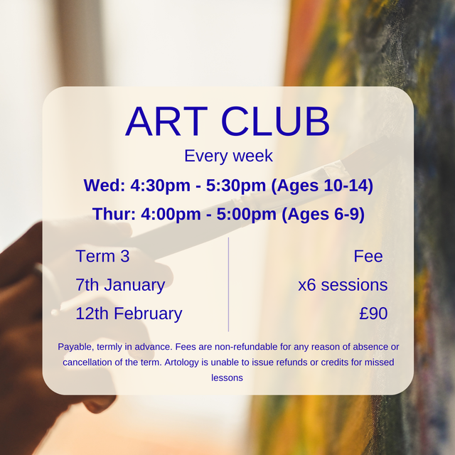 Art Club (Term 3)