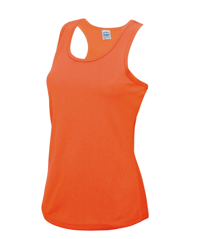 Custom Ladies Vest Electric Orange