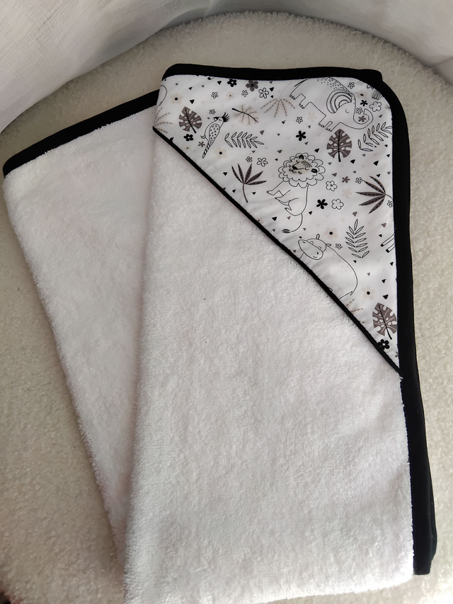 Cape de bain SAVANE B&amp;W