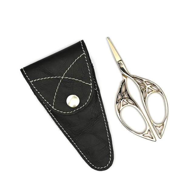 Scissors with Leather Case - Lantern Moon