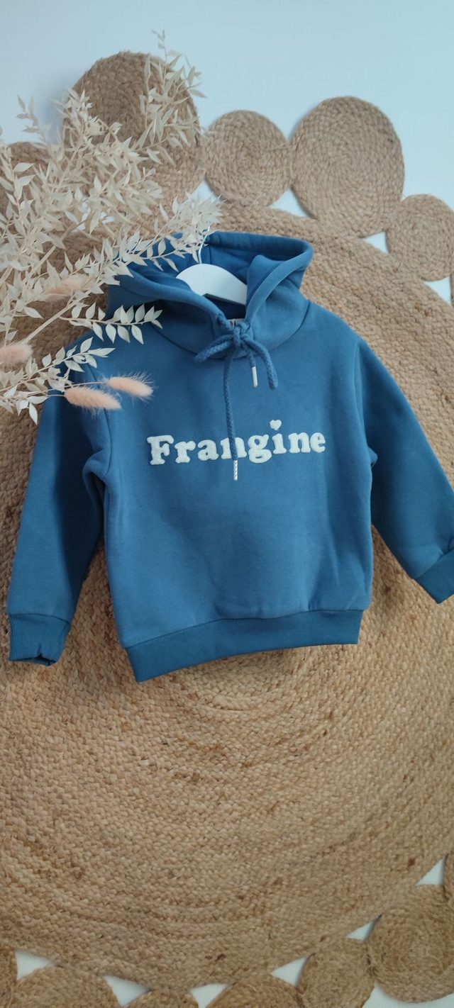 Sweat Frangine bleu