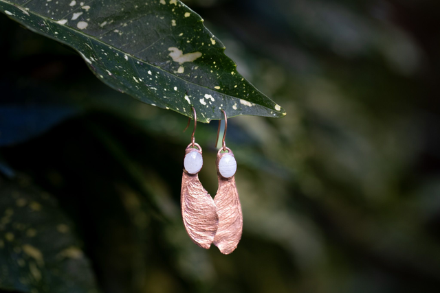 Boucles d’oreille Samares péristérite