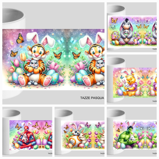 0010-Catalogo TAZZE PASQUA CARTOON MIX