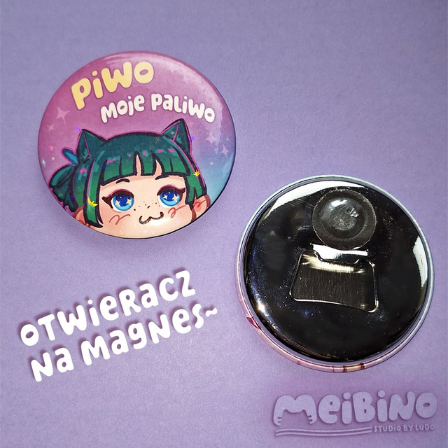 maomao - magnes z otwieraczem 