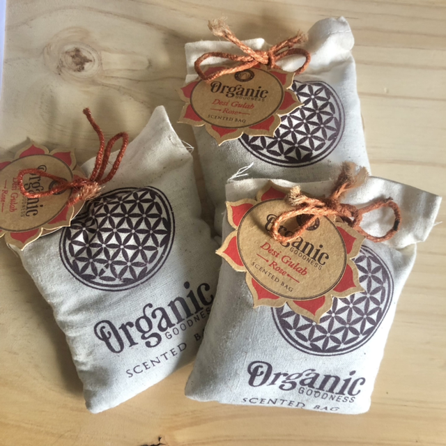 Sachet parfumé à la Rose 