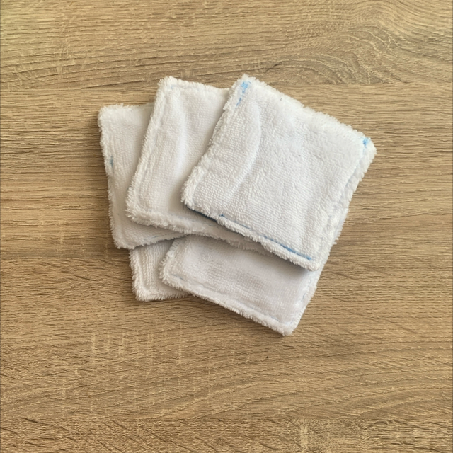 Lot de 5 lingettes lavables