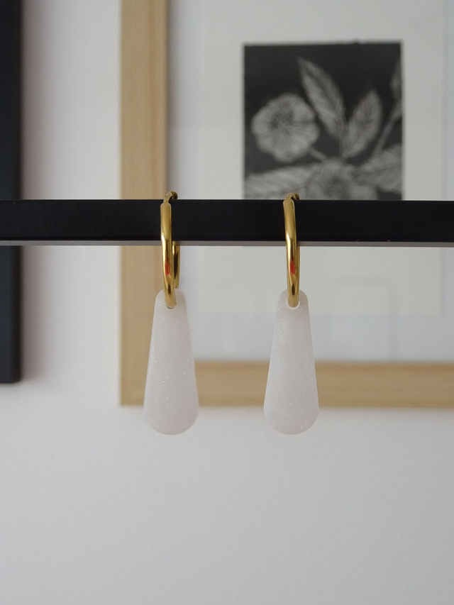 Goutte : Blanc nacré