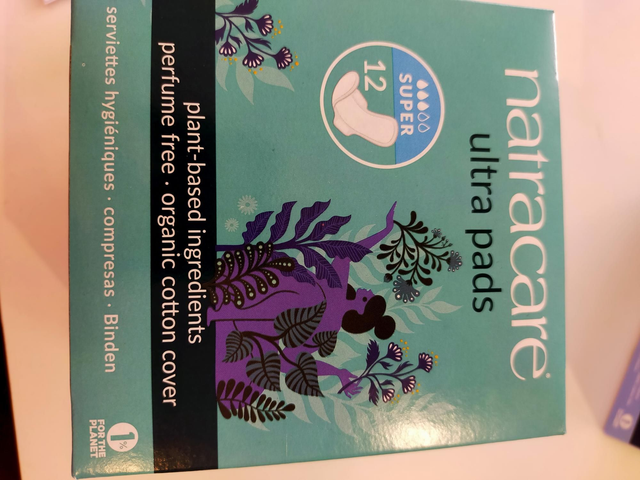  Ultra Pads, Super with Wings x12 (Natracare) 23883