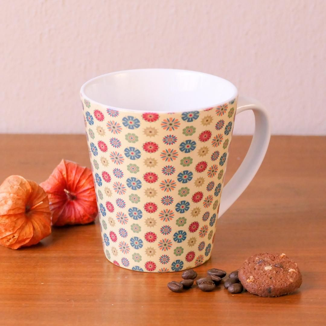 Tasse &quot;Kreisblumen&quot;