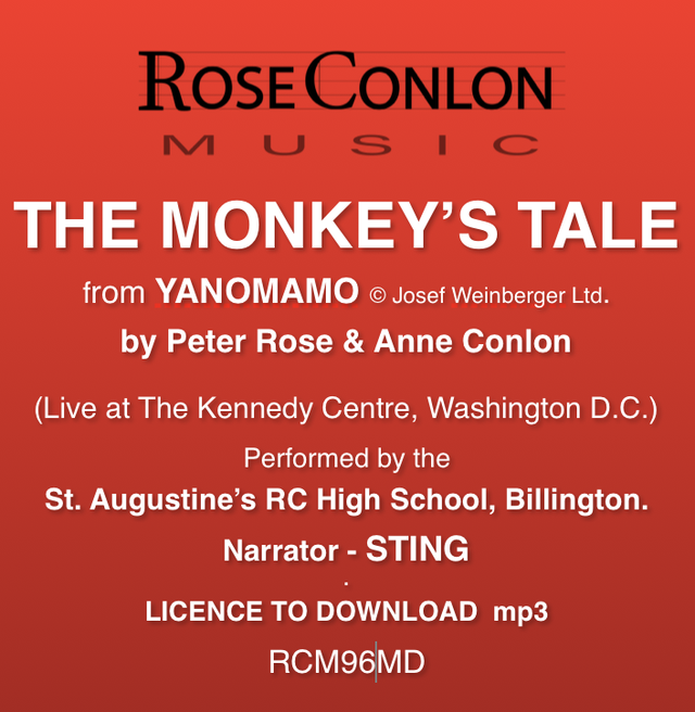 The Monkey's Tale RCM96MD from Yanomamo in Washington (Peter Rose &amp; Anne Conlon)