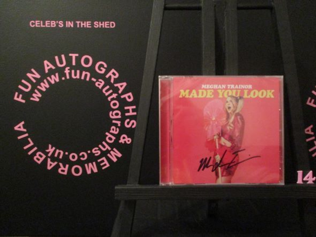 Meghan Trainor - 'Made You Look' Authentic Autographed Single Cover (14)