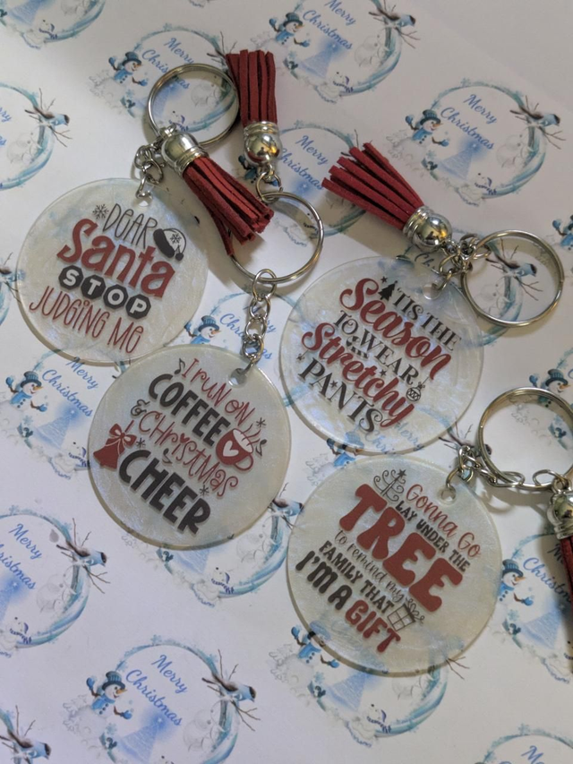 Christmas keyring 