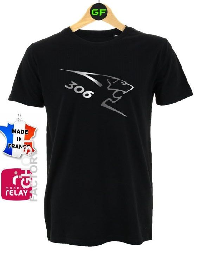 T-shirt Peugeot 306 logo