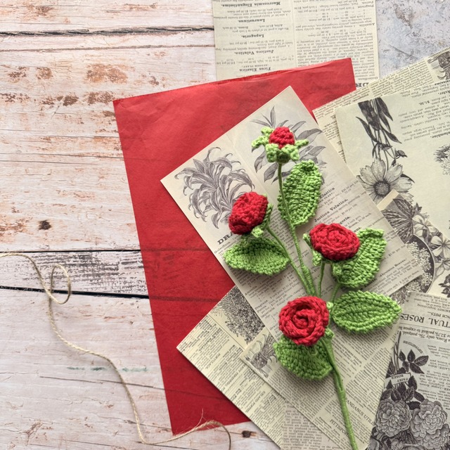 Branche de petites roses (personnalisable pour créer votre bouquet)