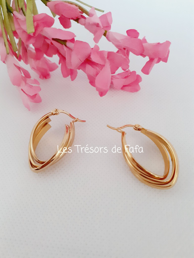 Boucles d'oreilles créoles