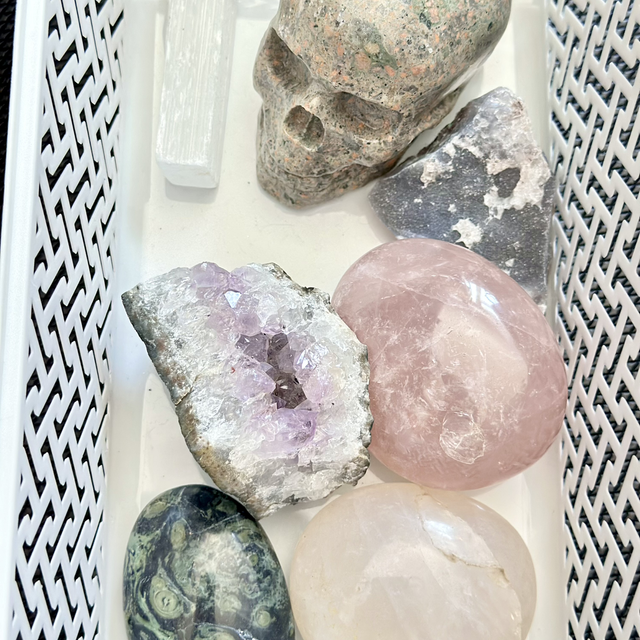 1kg wholesale mixed stone lot x 7